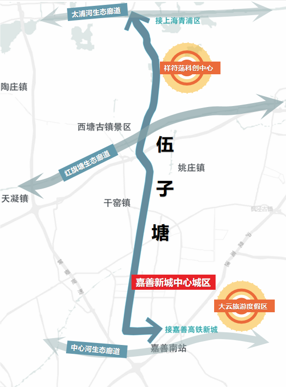 伍子塘位置图