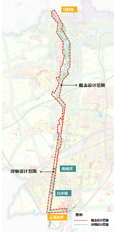 方案设计范围示意图