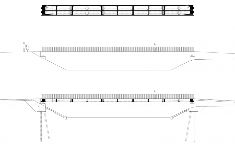 footbridge in pribor by petr tej marek blank jan mourek
