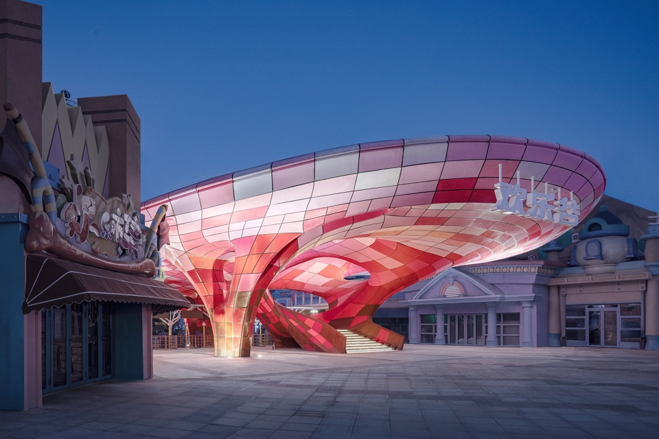 square and east gate of nanjing happy valley nanjing by archi union fab union