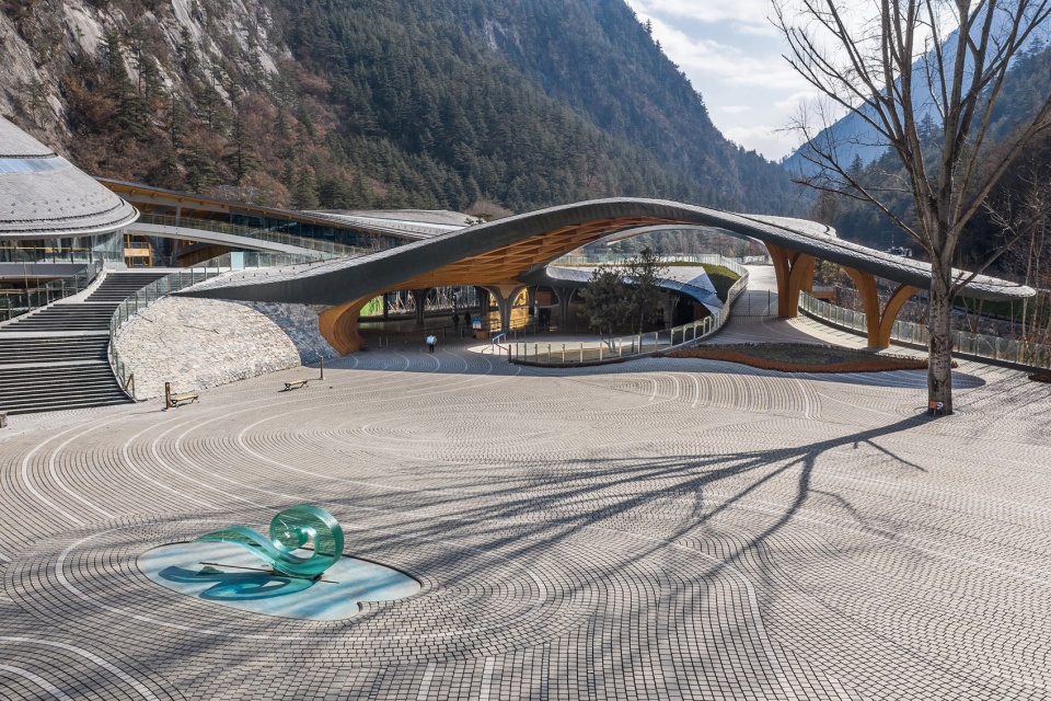 九寨沟景区沟口立体式游客服务中心清华大学建筑设计研究院