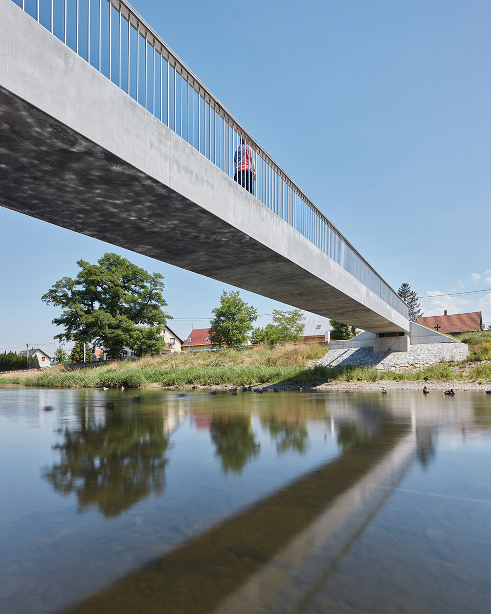 footbridge in pribor by petr tej marek blank jan mourek