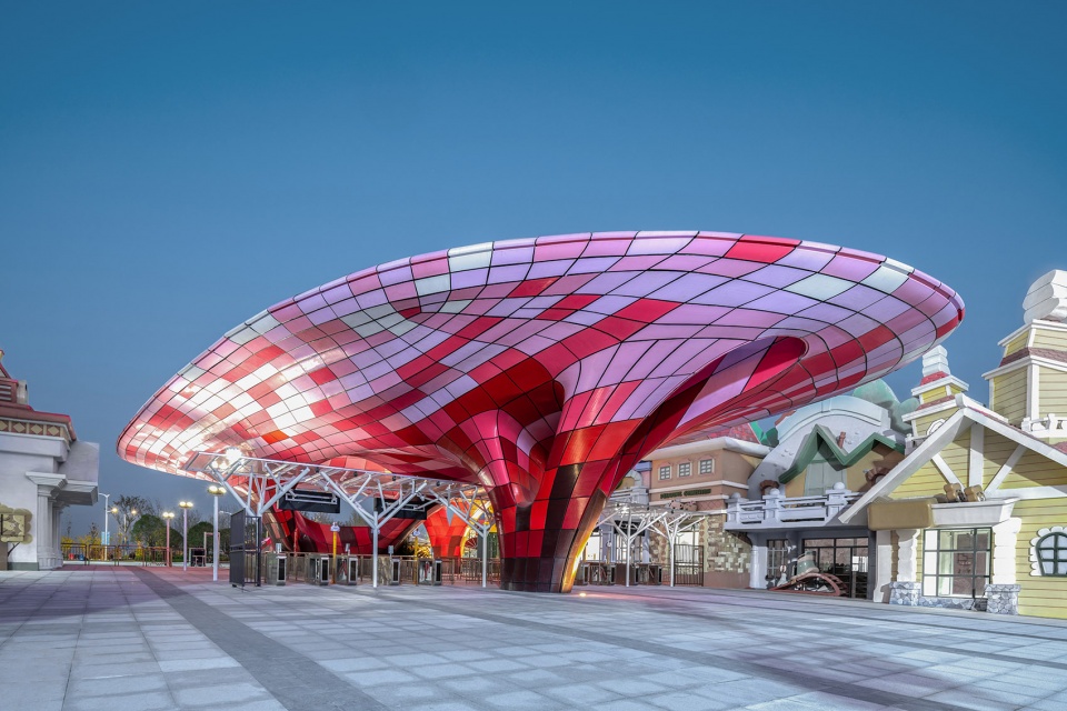 square and east gate of nanjing happy valley nanjing by archi union fab union