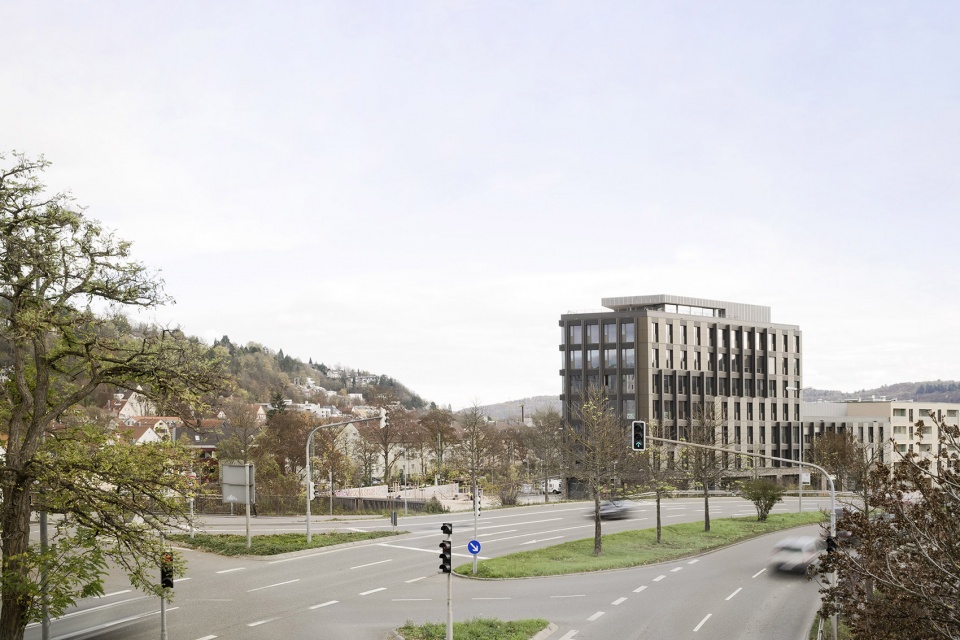 the commercial tower westspitze by ar architekten