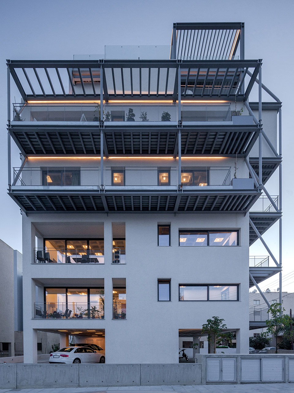zio apartment block by alexis papadopoulos architectural practice
