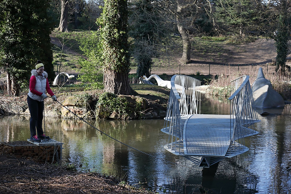Swing Bridge by Tonkin Liu