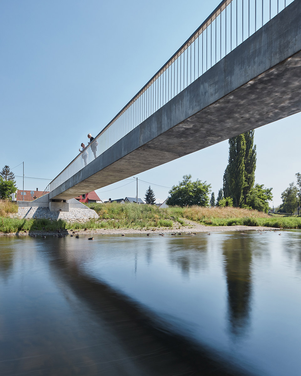 footbridge in pribor by petr tej marek blank jan mourek