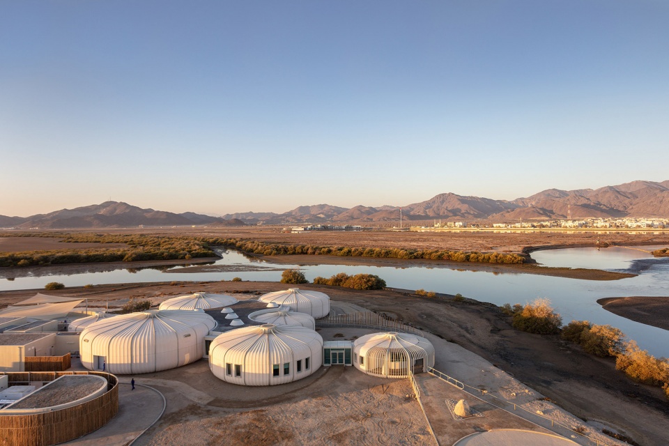turtle sanctuary at kalba mangrove reserve by hopkins architects