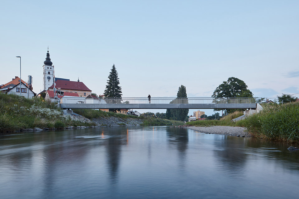 footbridge in pribor by petr tej marek blank jan mourek