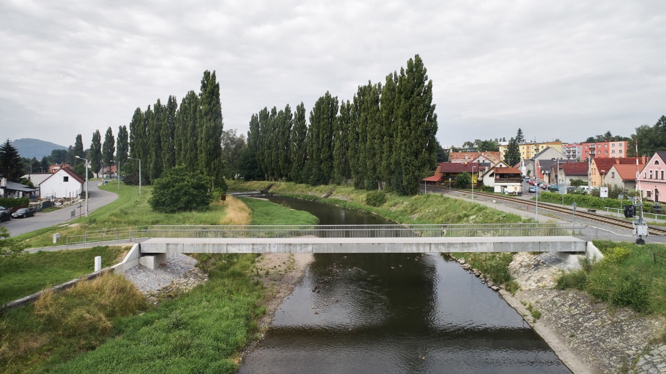 footbridge in pribor by petr tej marek blank jan mourek