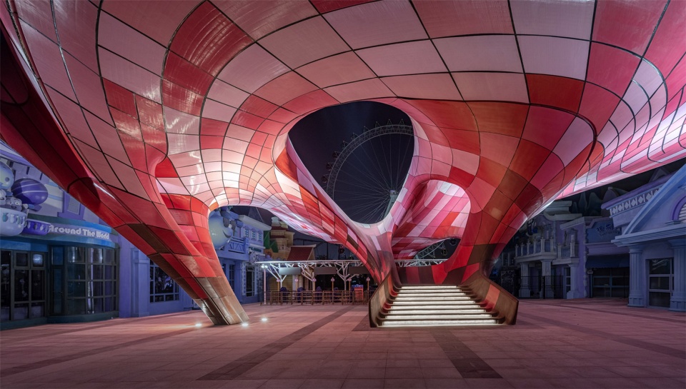 square and east gate of nanjing happy valley nanjing by archi union fab union