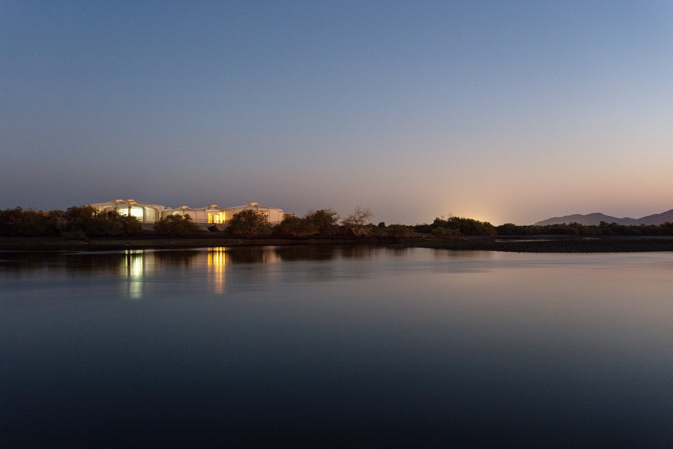 turtle sanctuary at kalba mangrove reserve by hopkins architects