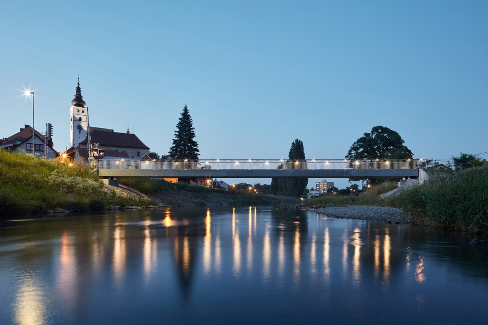 footbridge in pribor by petr tej marek blank jan mourek