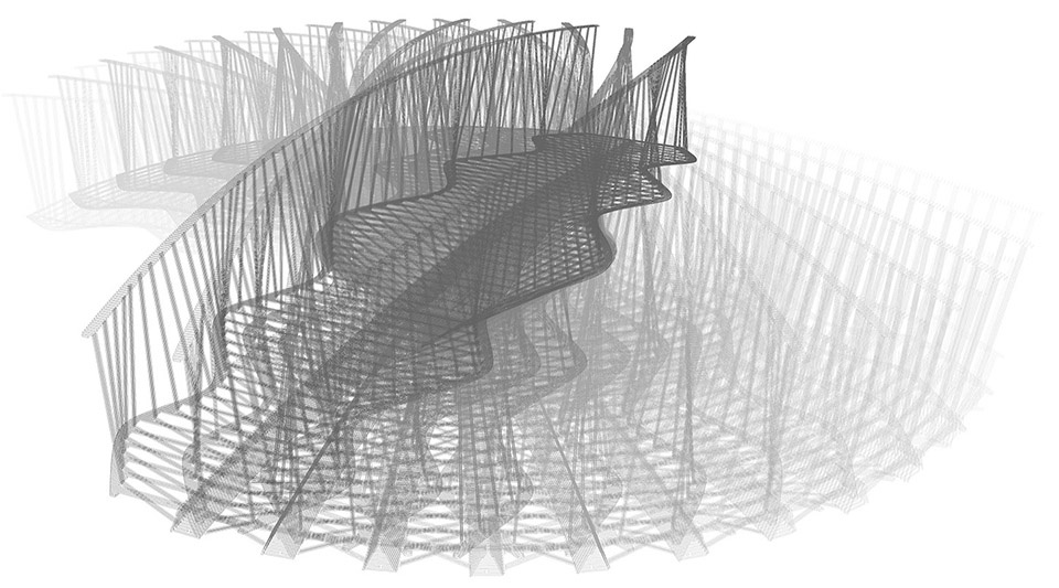 Swing Bridge by Tonkin Liu