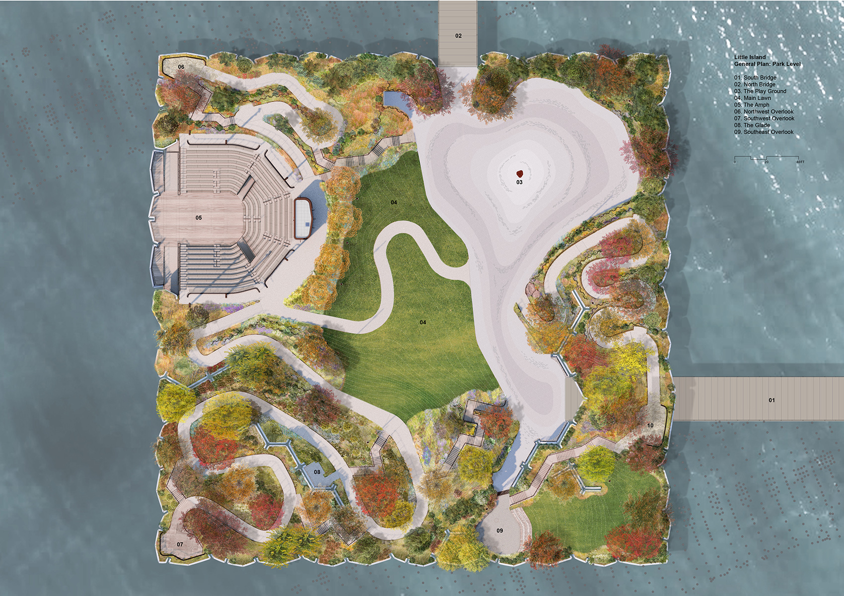 little island by heatherwick studio