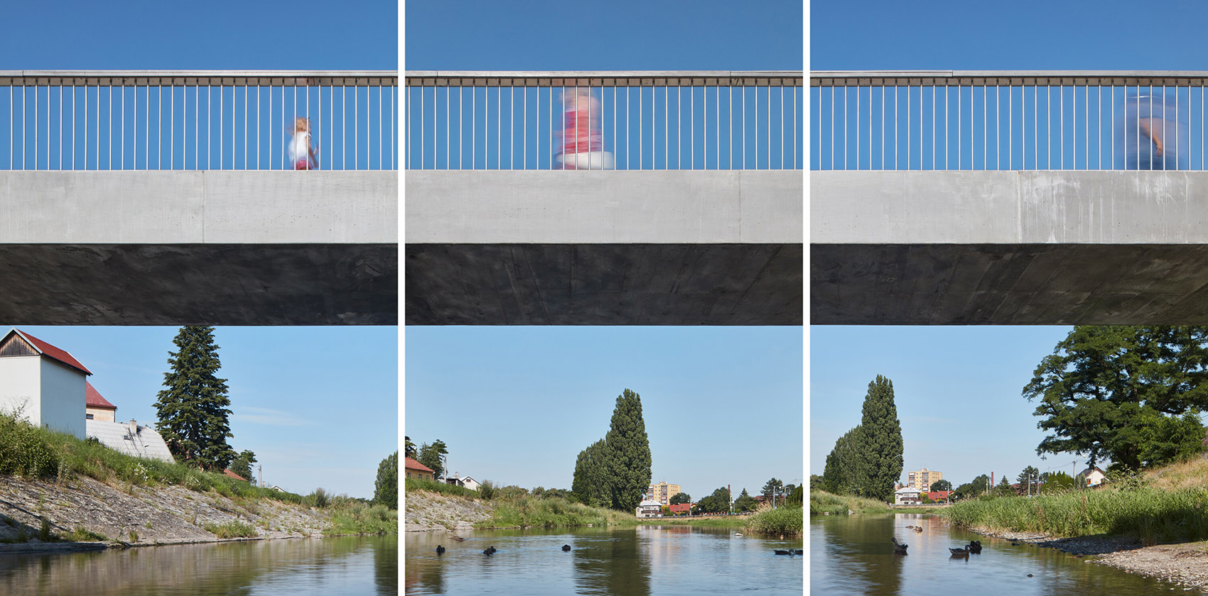 footbridge in pribor by petr tej marek blank jan mourek