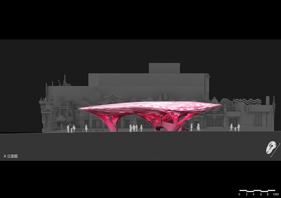 square and east gate of nanjing happy valley nanjing by archi union fab union
