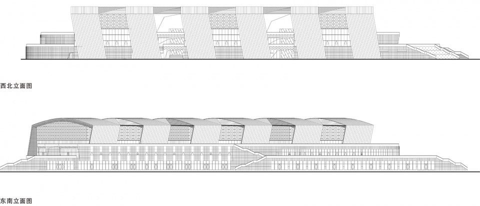 Sports Venues in Jinchang New City China by ARTS Group Co Ltd