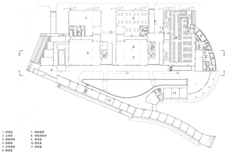Sports Venues in Jinchang New City China by ARTS Group Co Ltd