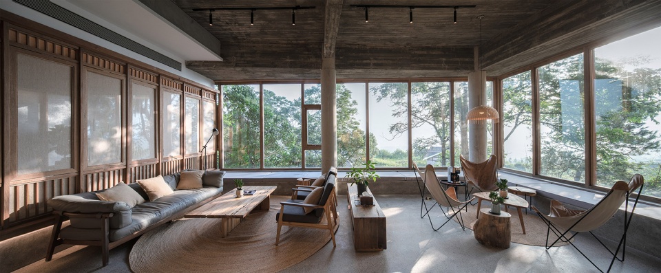 woodsy whispers residence in maer shan village china by shulin architectural design