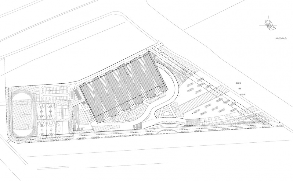 Sports Venues in Jinchang New City China by ARTS Group Co Ltd