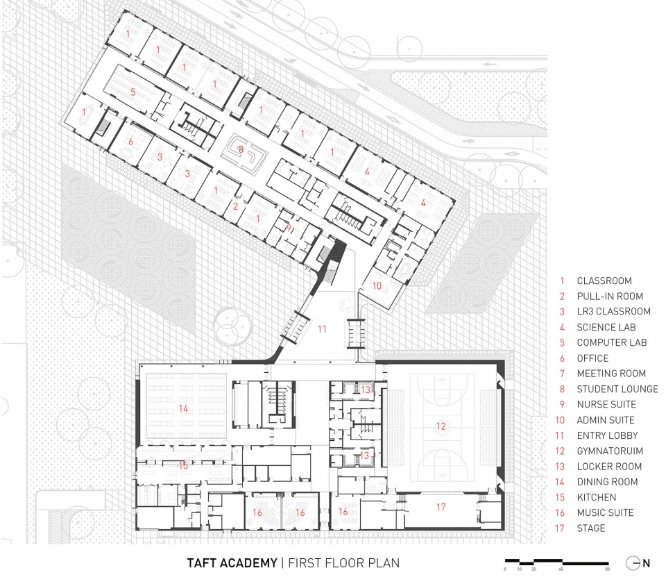 TAFT FRESHMAN ACADEMY by STL architects