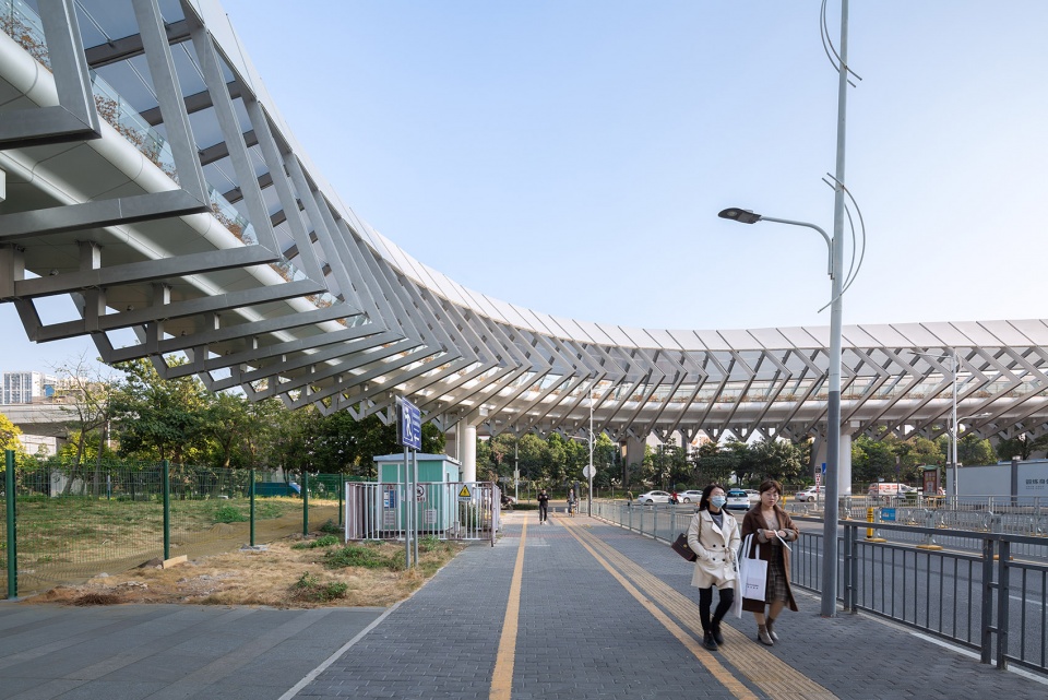 link city with nine dragon bridges longgang core area overpasses design china by fcha