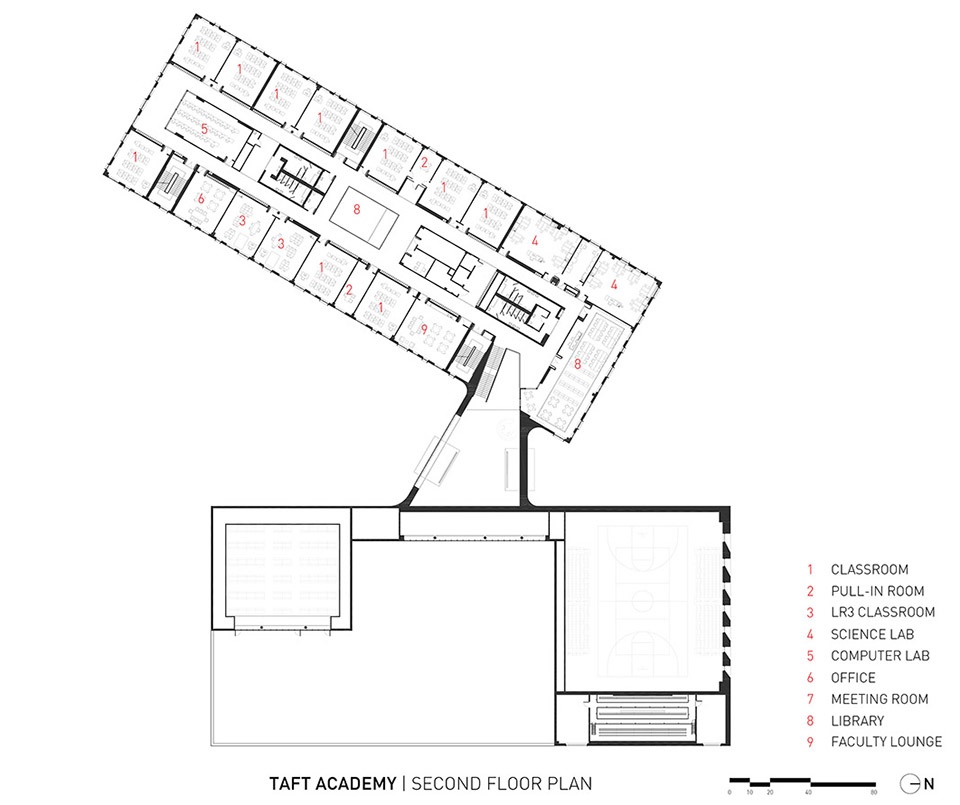 TAFT FRESHMAN ACADEMY by STL architects