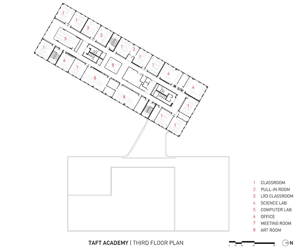 TAFT FRESHMAN ACADEMY by STL architects