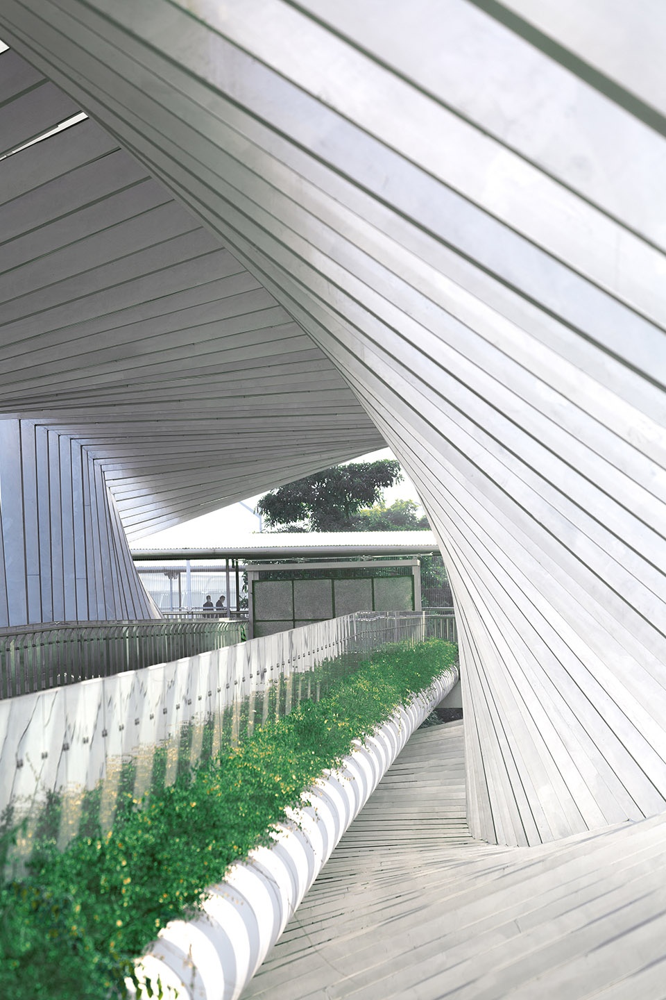 link city with nine dragon bridges longgang core area overpasses design china by fcha