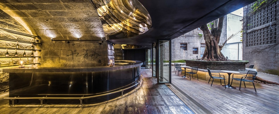 jixuting bar china by qing studio