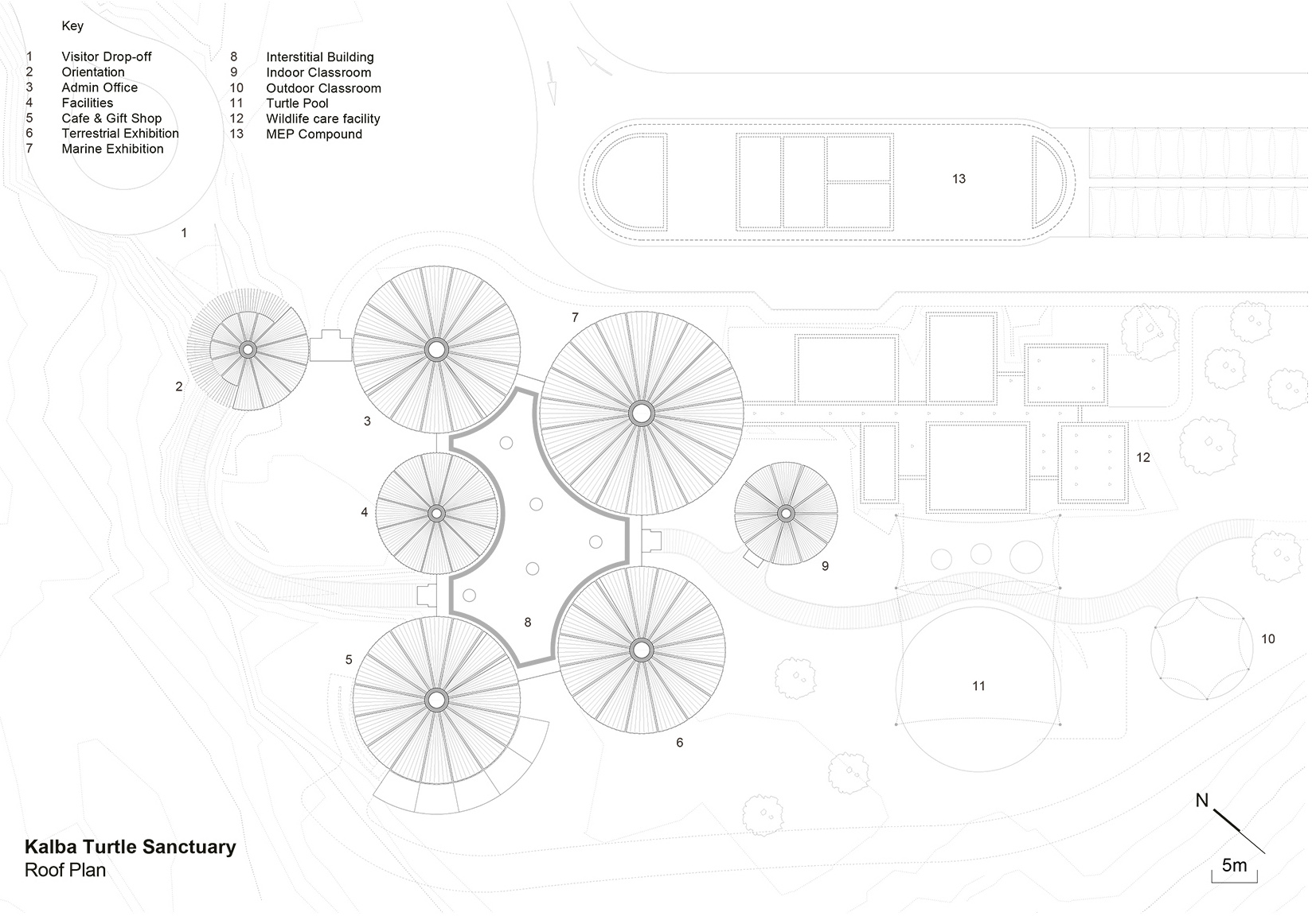 turtle sanctuary at kalba mangrove reserve by hopkins architects
