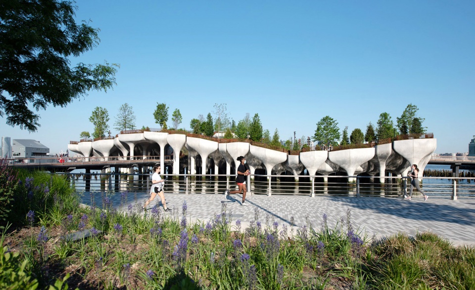 little island by heatherwick studio