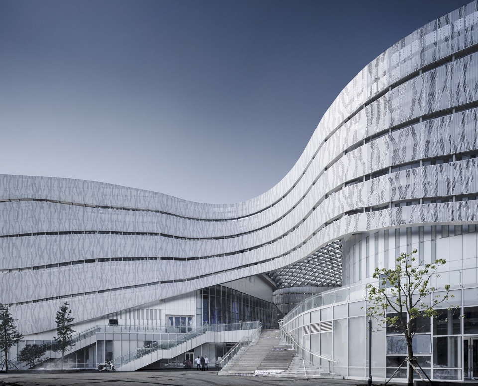 cultural and sports center in xu shu guan china by arts group co ltd