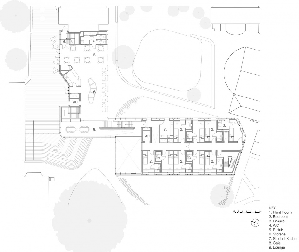 William Doo Undergraduate Centre and the Dr Lee Shau Kee Building architects AL A