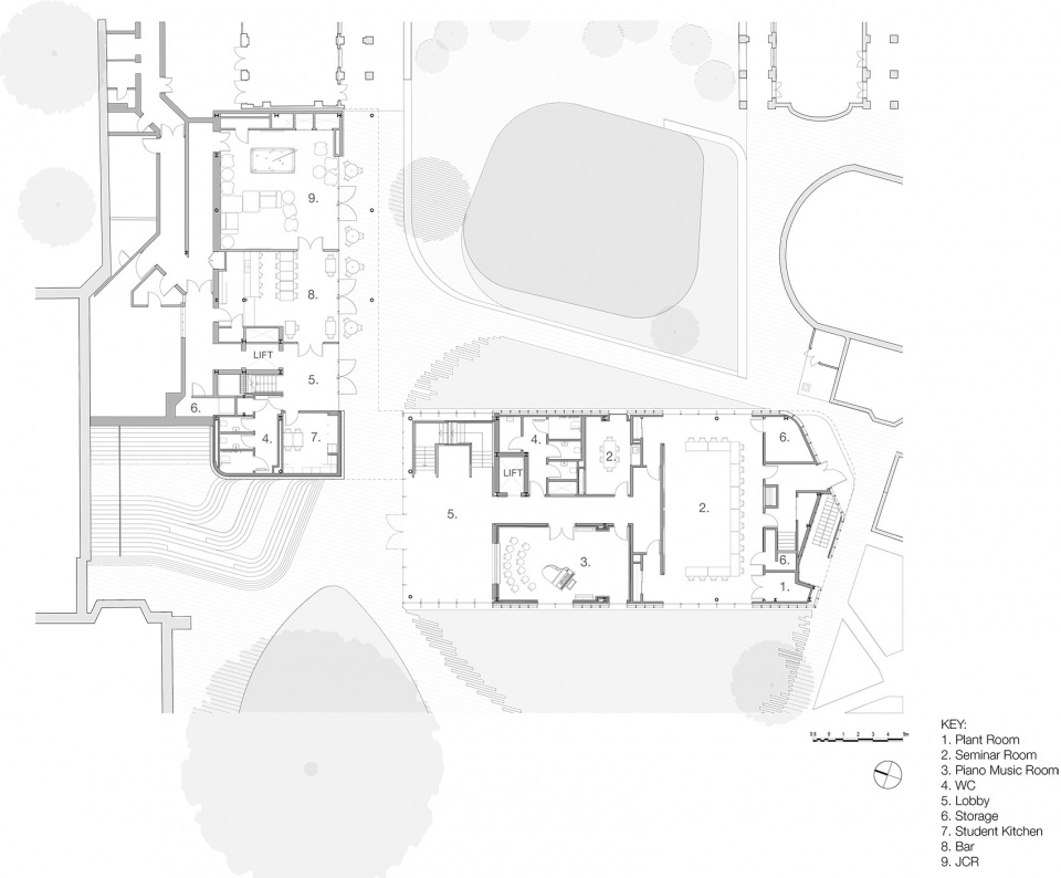 William Doo Undergraduate Centre and the Dr Lee Shau Kee Building architects AL A