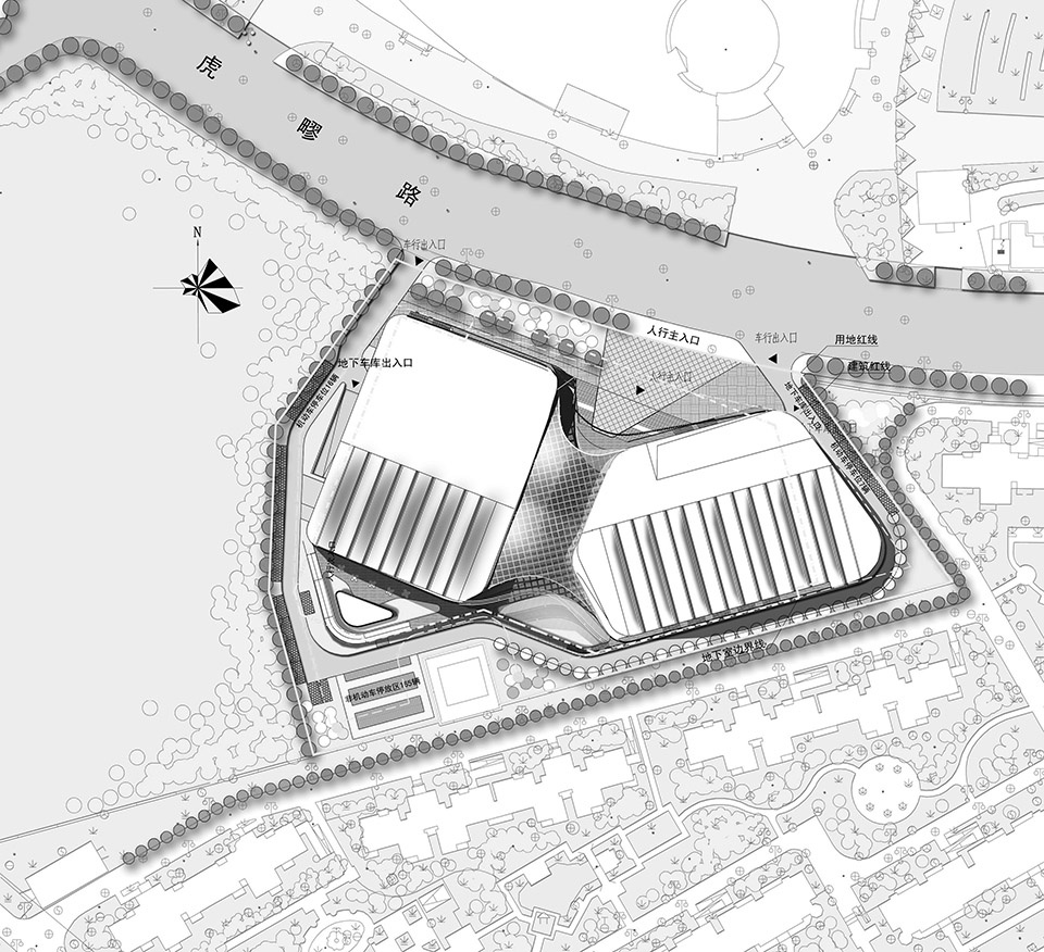 cultural and sports center in xu shu guan china by arts group co ltd