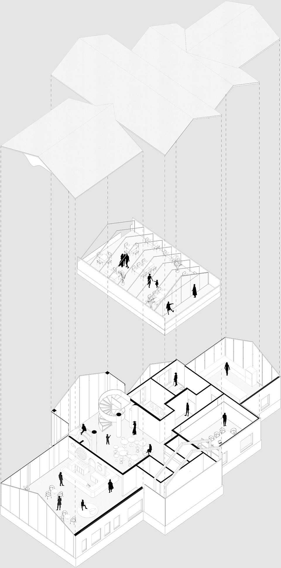 Suzhou Bay Sports Park supporting building LIM Cafe Parallect Design