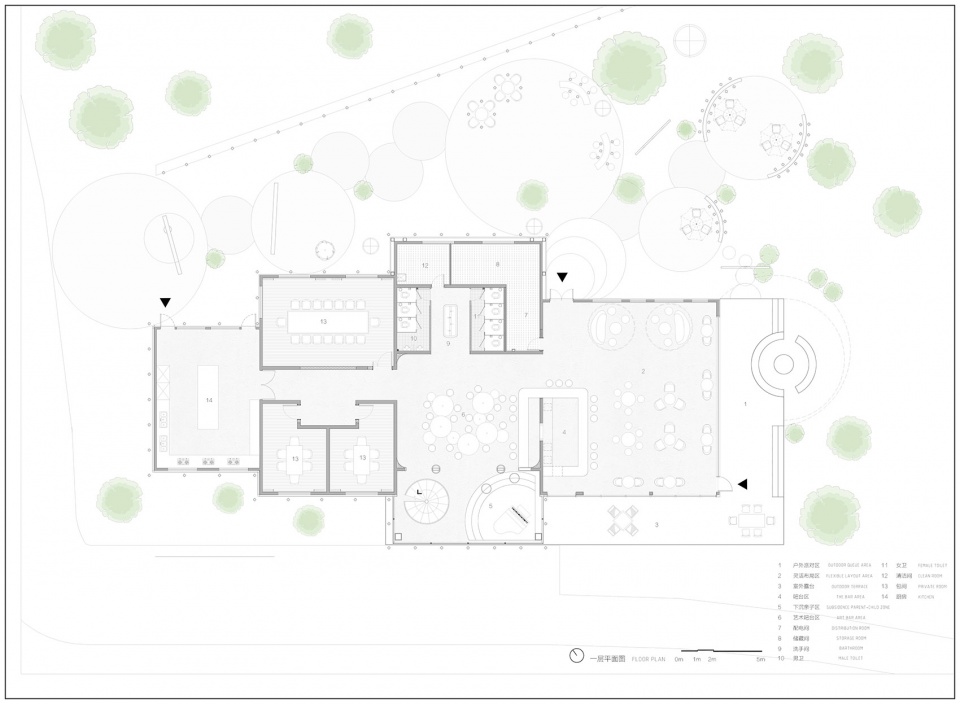 Suzhou Bay Sports Park supporting building LIM Cafe Parallect Design