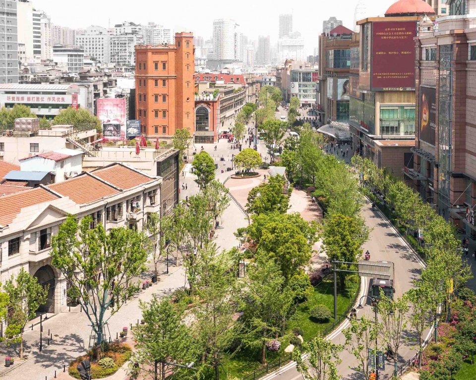 wuhan zhongshan avenue district renewal planning return of prosperity china by studio shangha