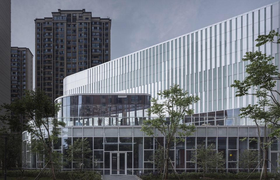 cultural and sports center in xu shu guan china by arts group co ltd