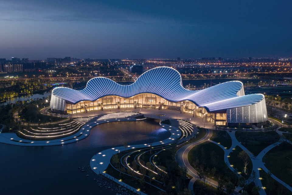 nantong grand theater nantong art museum lighting design by tungsten studio