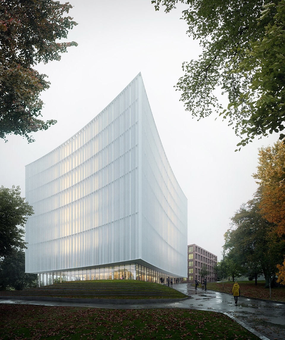 gothenburg university library winning proposal by cobe