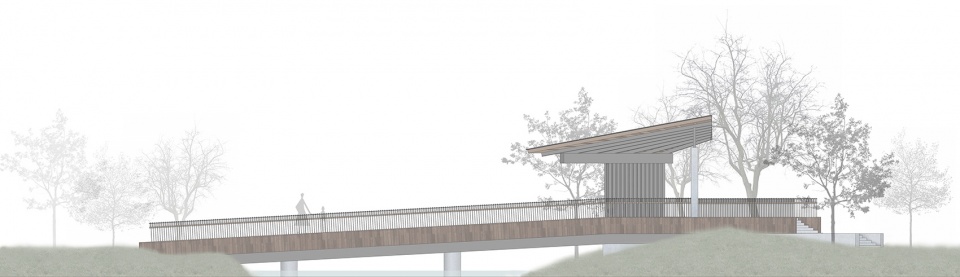 pedestrian bridge of tan jiawan agricultural site park in wuzhen by atelier beeeed zhejiang af university landscape architecture institute
