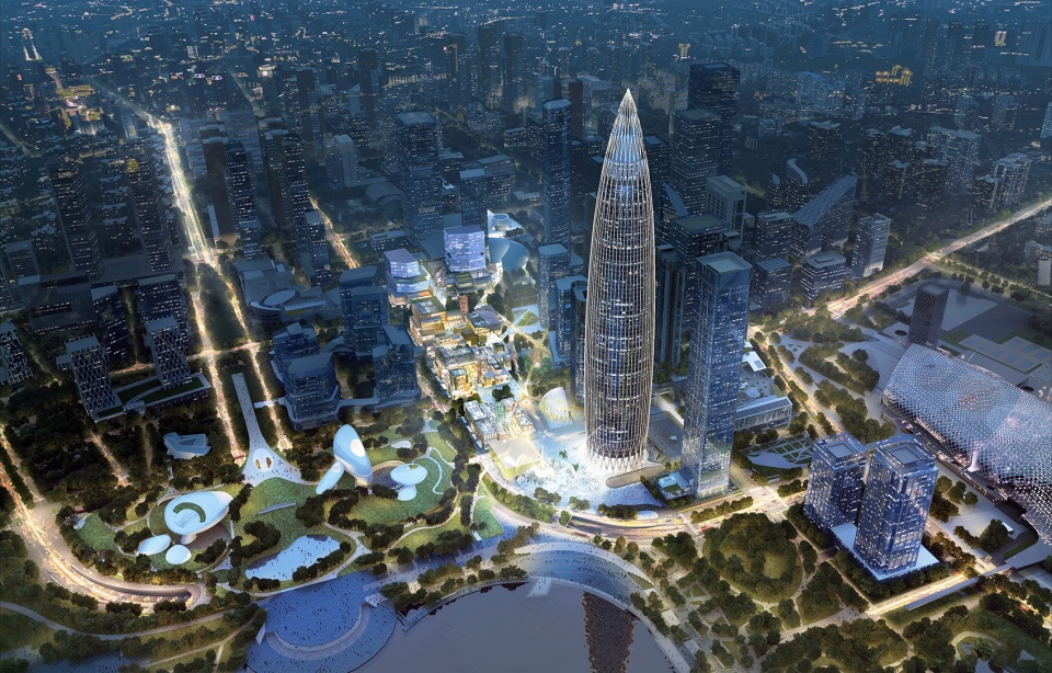 re stitching the city fabric competition winning masterplan proposal for the shenzhen bay cultural plaza in china by the oval partnership