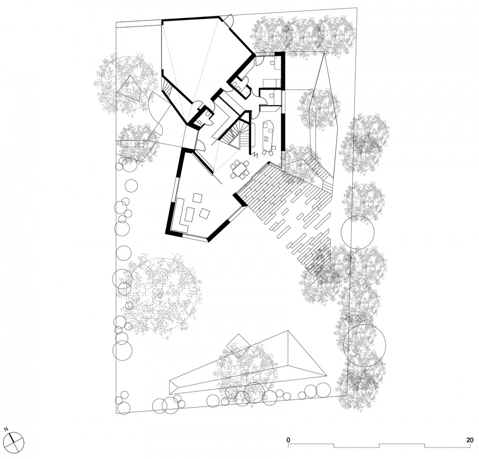 villa l by pool leber architekten