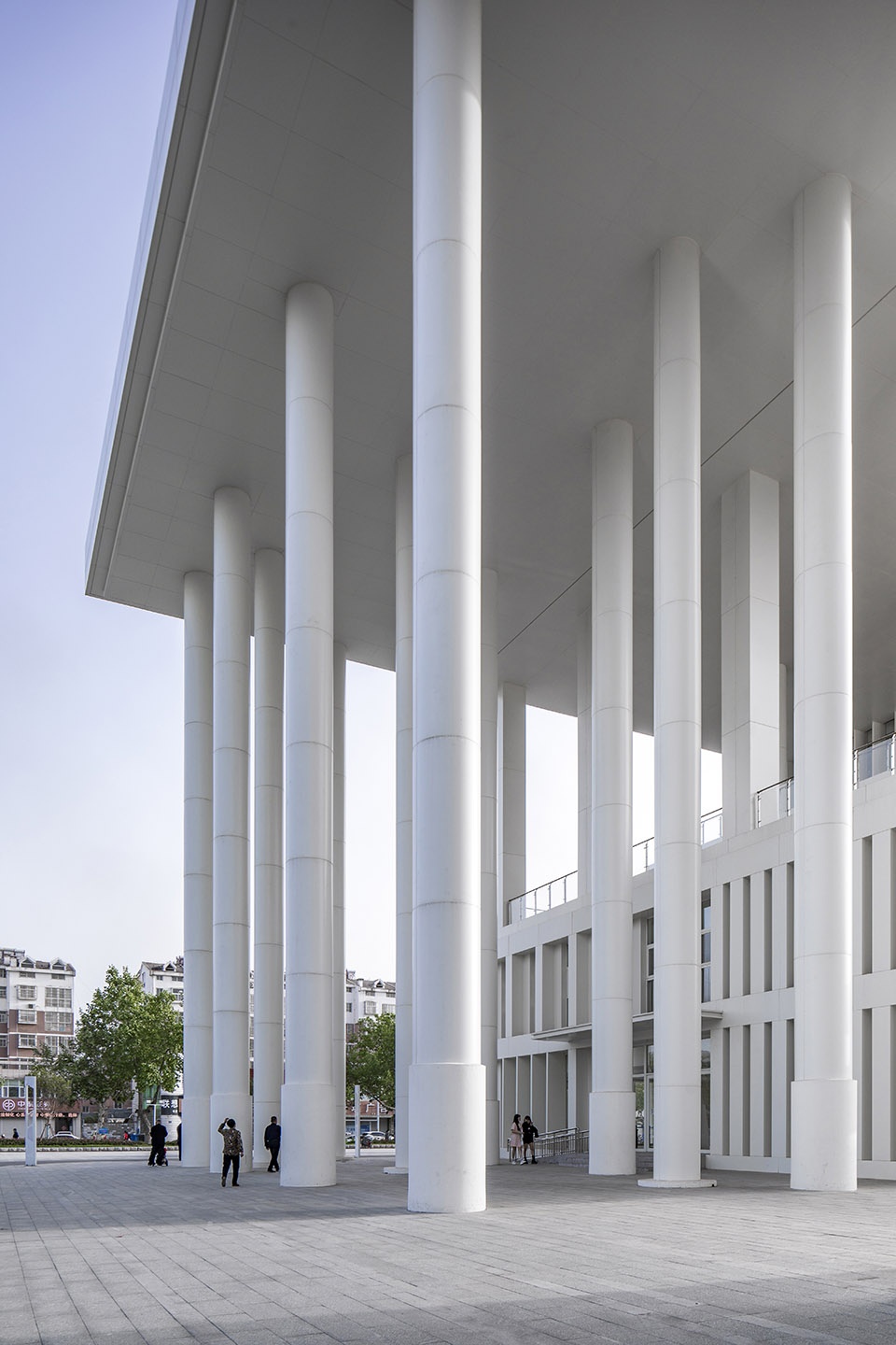 yinan library and archives china by 7 studio of school of architecture at cafa puyu studio