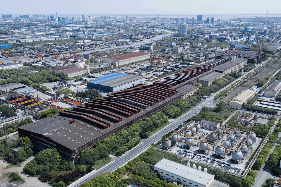 rebirth of the old factory gmp wins competition for shanghai academy of fine arts shanghai university wusong 1