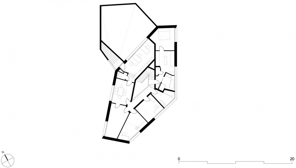 villa l by pool leber architekten