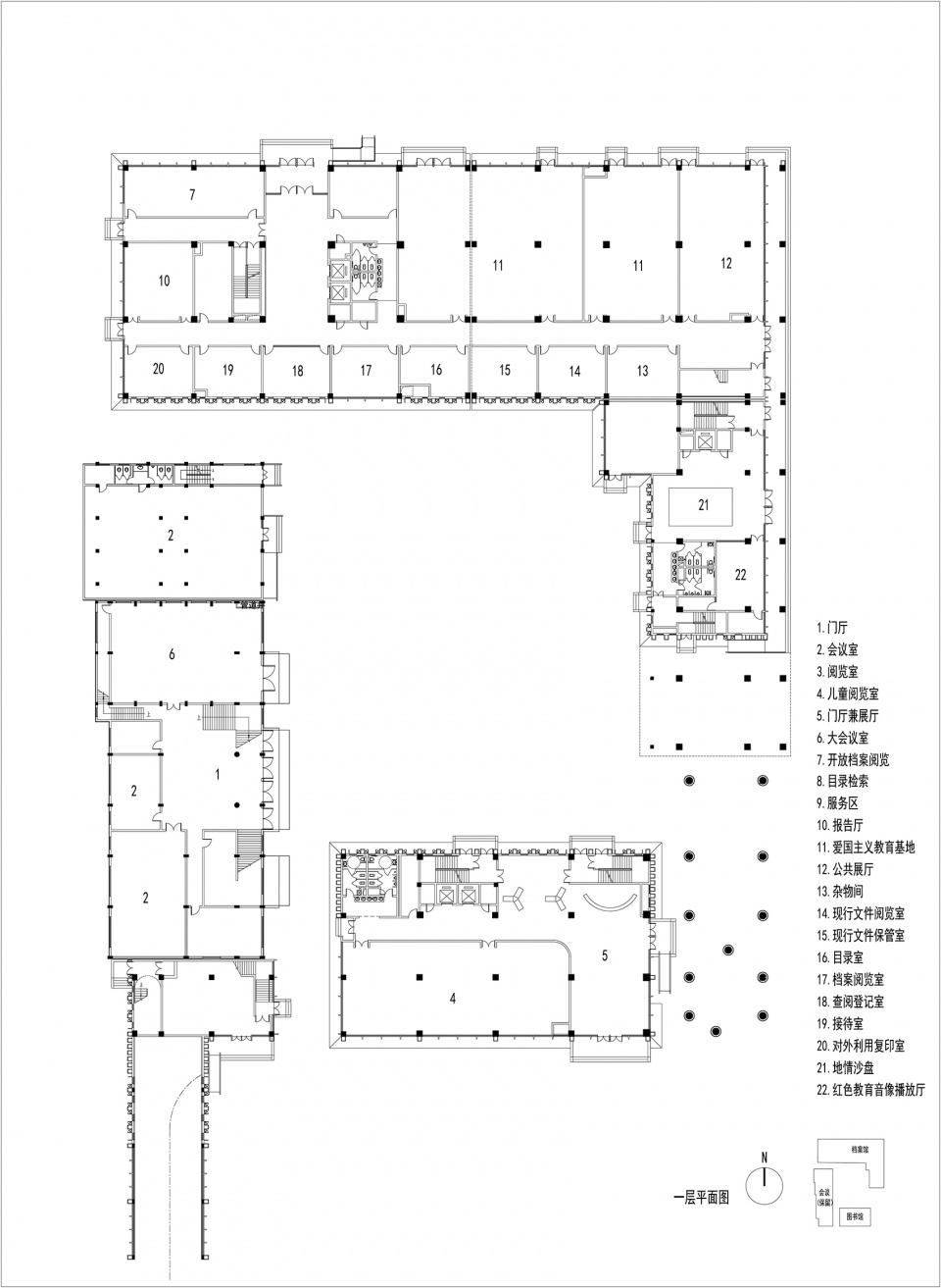 yinan library and archives china by 7 studio of school of architecture at cafa puyu studio